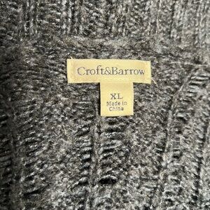 Croft & Barrow Women’s Navy Blue Knit Cardigan Size XL